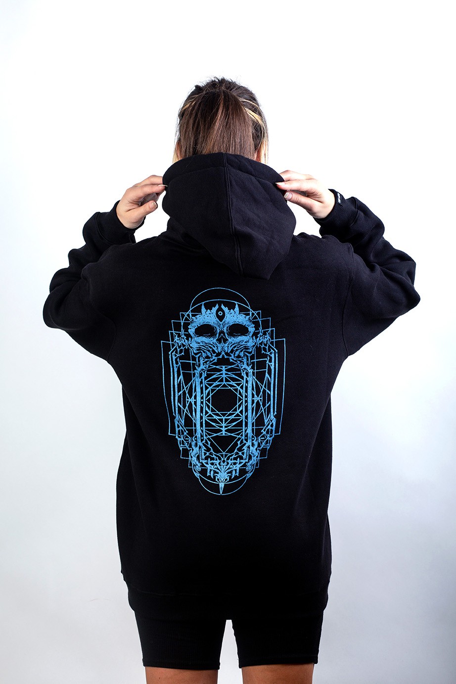 Doors of perception metallic hoodie
